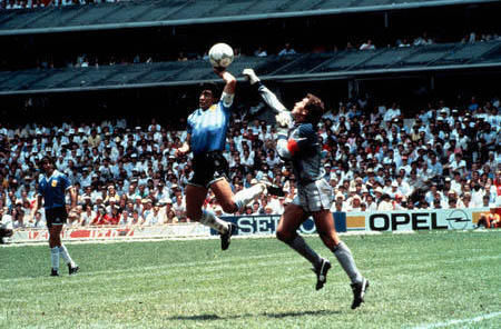 Football’s Biggest Controversies – the hand of God