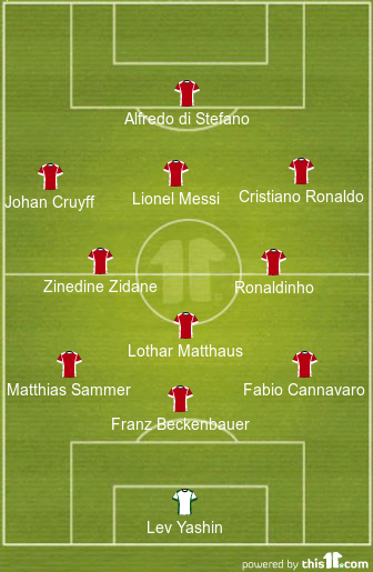 The Best Ever XI of Ballon d’Or winners